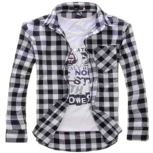 fashion men vintage shirts plaid check long sleeve shirt slim fit shirts for men men's clothing shirts -2xl292p, White;black
fashion men vintage shirts plaid check long sleeve shirt slim fit shirts for men men's clothing shirts -2xl292p, White;black