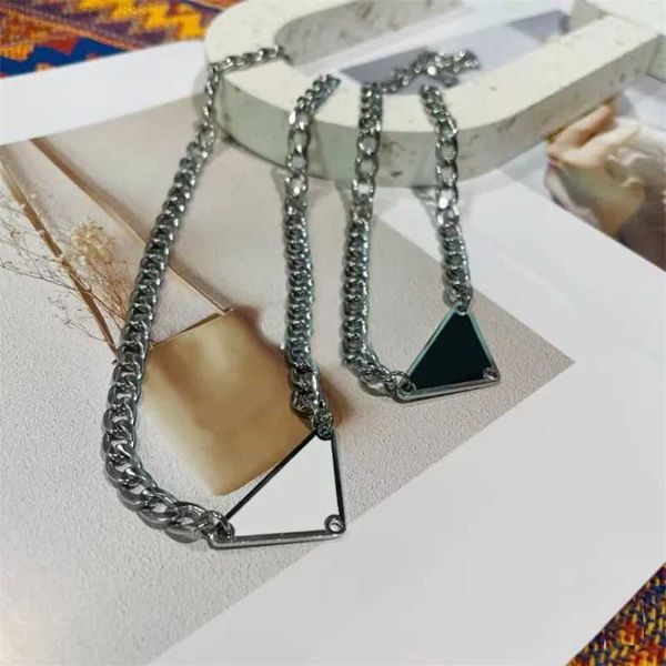 mens womens fashion luxury designer necklace chain fashion jewelry black white p triangle pendant design party silver hip hop punk 925
mens womens fashion luxury designer necklace chain fashion jewelry black white p triangle pendant design party silver hip hop punk 925