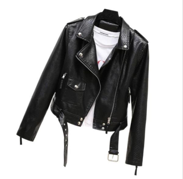 fashion womens spring and autumn black faux leather jacket zipper snake print coat lapel collar motorcycle jacket with belt pants8119478, Black;brown
fashion womens spring and autumn black faux leather jacket zipper snake print coat lapel collar motorcycle jacket with belt pants8119478, Black;brown