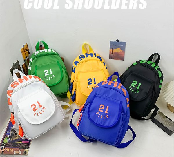 children letter printed backpacks fashion boys girls double shoulder school bag preppy style kids waterproof casual bag z3648, Black
children letter printed backpacks fashion boys girls double shoulder school bag preppy style kids waterproof casual bag z3648, Black