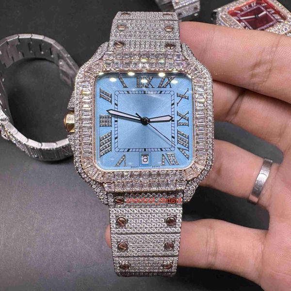 men's 2tone rose gold ice diamond watch red face blue face square diamond bezel new trend hip hop watch automatic movement watchf3xk, Silver
men's 2tone rose gold ice diamond watch red face blue face square diamond bezel new trend hip hop watch automatic movement watchf3xk, Silver