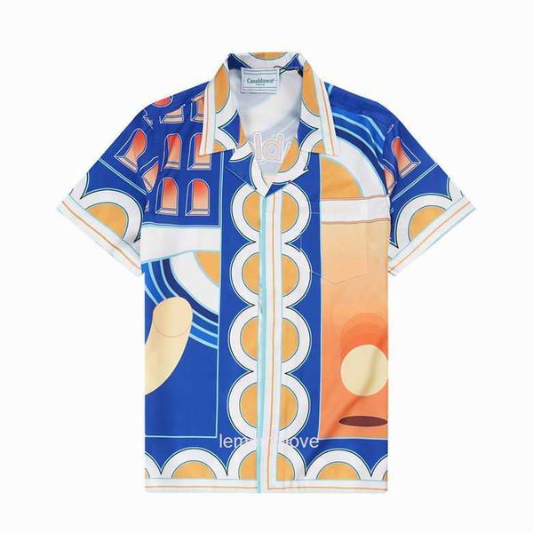 2023 new fashion t-shirts casablanca button up shirt designer shirts masao san print mens casual shirt womens loose silk shirt short sleeves, White;black
2023 new fashion t-shirts casablanca button up shirt designer shirts masao san print mens casual shirt womens loose silk shirt short sleeves, White;black