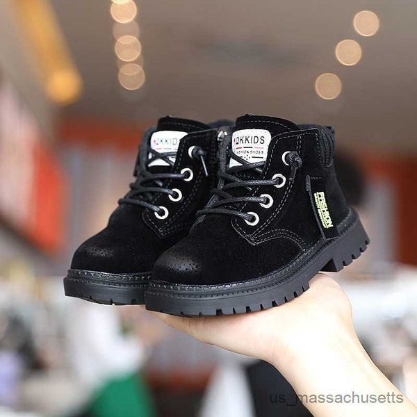 boots boy' new fashion warm children' leather short female baby boots cashmere cotton shoes r230822, Black;grey
boots boy' new fashion warm children' leather short female baby boots cashmere cotton shoes r230822, Black;grey