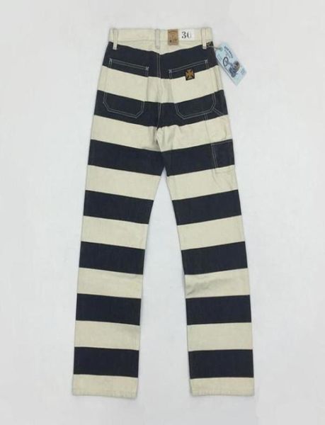 16oz bob dong prison pants multipockets motorcycle black white striped trousers men039s2521622
16oz bob dong prison pants multipockets motorcycle black white striped trousers men039s2521622