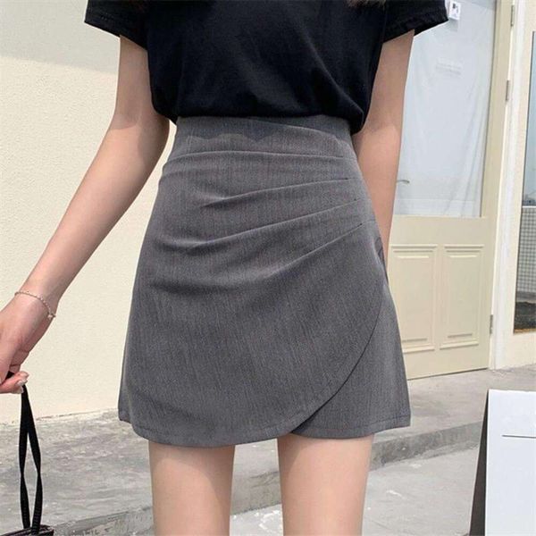 irregular suit half skirt anti revealing pants work a line summer autumn high waist short woman, Black
irregular suit half skirt anti revealing pants work a line summer autumn high waist short woman, Black