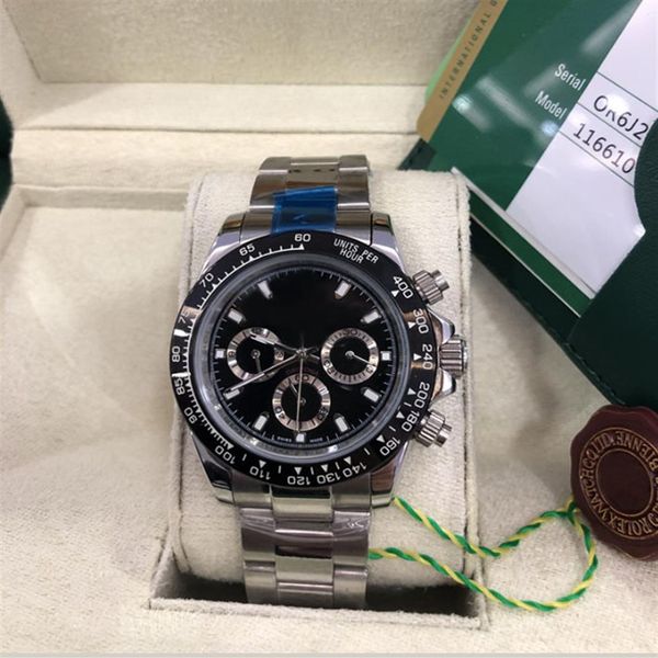 with original boxmen 40mm automatic watch mechanical crown watch stainless steel bracelet wristwatch clock date ceramic bezel men 242u, Slivery;brown
with original boxmen 40mm automatic watch mechanical crown watch stainless steel bracelet wristwatch clock date ceramic bezel men 242u, Slivery;brown