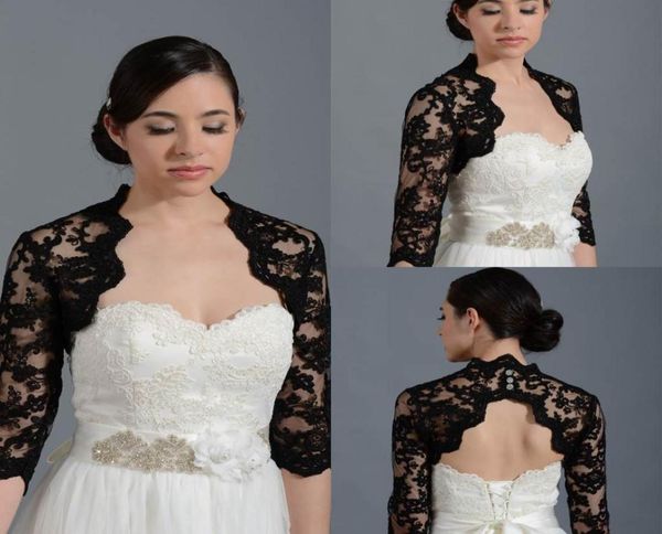 vintage black lace wedding bridal bolero jacket cap wrap shrug custom satin half sleeve front open jacket for wedding evening dres5020118, White
vintage black lace wedding bridal bolero jacket cap wrap shrug custom satin half sleeve front open jacket for wedding evening dres5020118, White