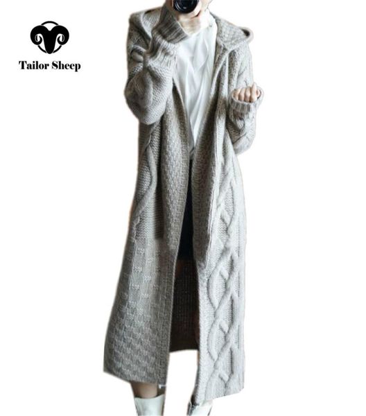 tailor sheep autumn winter new hooded coat women loose cardigan female long cashmere sweater thick knitted wool cardigan 2012026320119, White;black
tailor sheep autumn winter new hooded coat women loose cardigan female long cashmere sweater thick knitted wool cardigan 2012026320119, White;black
