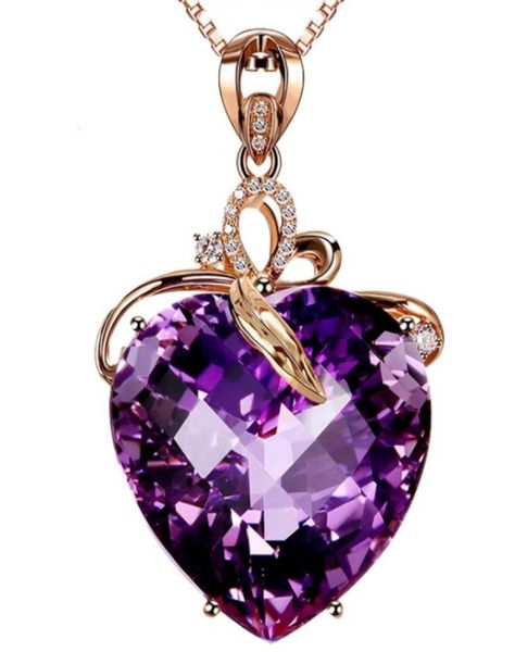 luckyshine love heart amethyst cubic zirconia gemstone rose gold pendants necklaces for holiday wedding party2604341, Silver
luckyshine love heart amethyst cubic zirconia gemstone rose gold pendants necklaces for holiday wedding party2604341, Silver