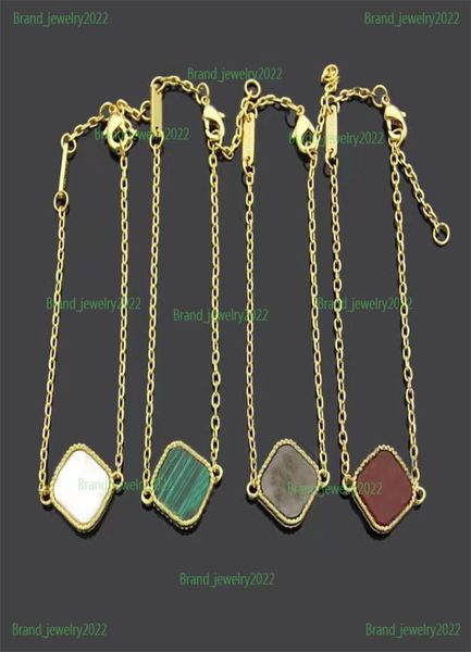 brand classic fourleaf clover bracelet fashion natural turquoise couple charm bracelets 316l titanium steel gold plated jewelry l3297749, Golden;silver
brand classic fourleaf clover bracelet fashion natural turquoise couple charm bracelets 316l titanium steel gold plated jewelry l3297749, Golden;silver