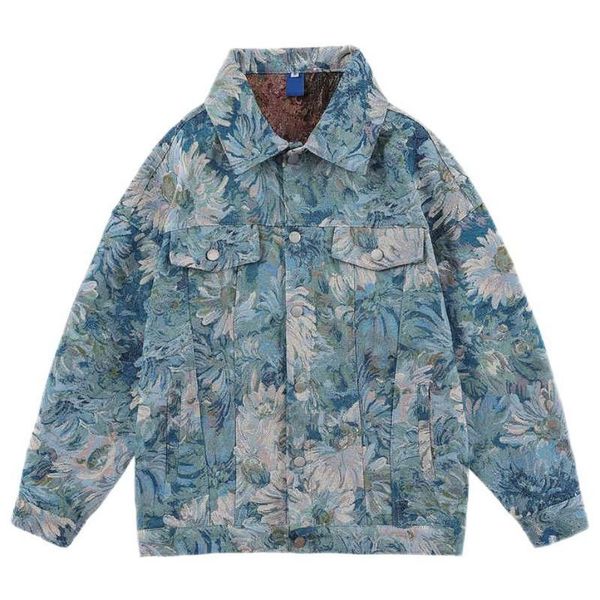 designer dark icon floral jacquard denim jackets men women oversized mens jean jacket couple luxury clothing, Black;brown
designer dark icon floral jacquard denim jackets men women oversized mens jean jacket couple luxury clothing, Black;brown