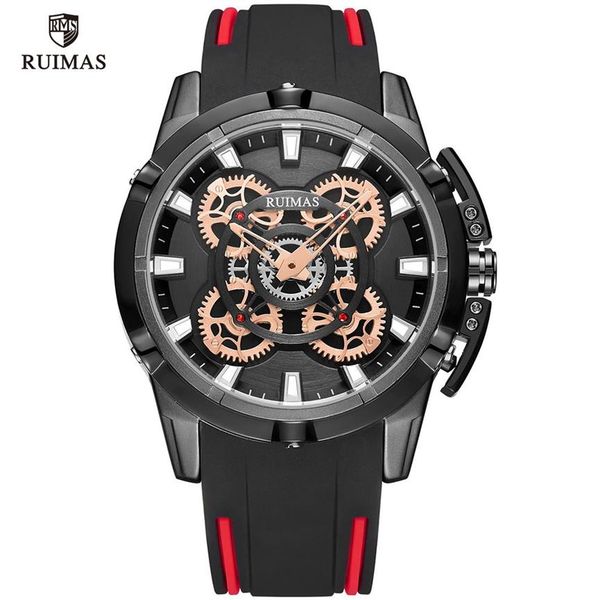 2020 ruimas luxury men's quartz watches luxury army sports wristwtach man black silicone strap waterproof watch 547225p, Slivery;brown
2020 ruimas luxury men's quartz watches luxury army sports wristwtach man black silicone strap waterproof watch 547225p, Slivery;brown