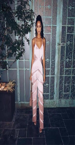 runway jumpsuit women 2018 pink jumpsuit strappy sleeveless tassels palysuit for women rompers v neck party jumpsuits y1905152451580, Black;white
runway jumpsuit women 2018 pink jumpsuit strappy sleeveless tassels palysuit for women rompers v neck party jumpsuits y1905152451580, Black;white
