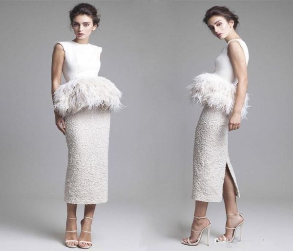 latest 2016 krikor jabotian evening dresses sleeveless jewel neck satin lace feathers prom gowns tealength pencil cut vestidos de3063468, Black;red
latest 2016 krikor jabotian evening dresses sleeveless jewel neck satin lace feathers prom gowns tealength pencil cut vestidos de3063468, Black;red