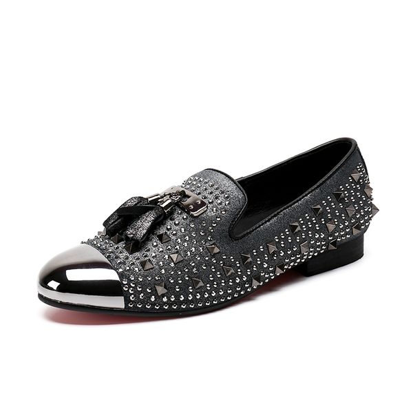 dress shoes haopuvsen brand sliver toe crystal handmade men loafers men fashion leatherslippers men wedding dress shoes men's flats 230, Black
dress shoes haopuvsen brand sliver toe crystal handmade men loafers men fashion leatherslippers men wedding dress shoes men's flats 230, Black