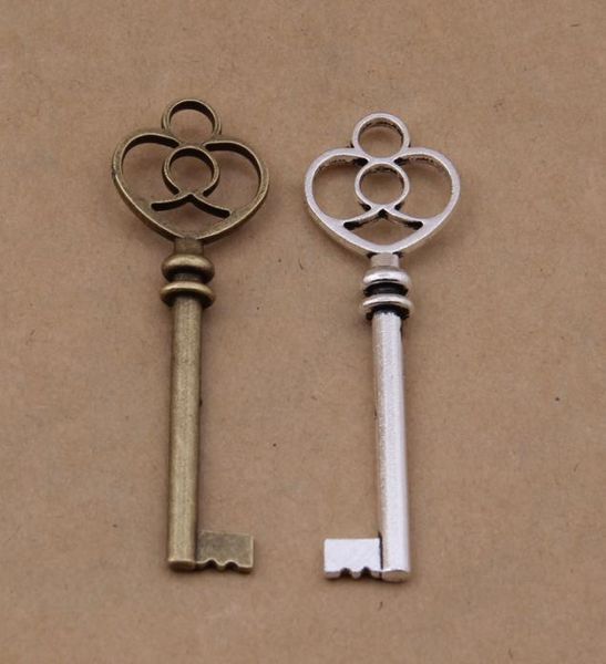 50pcslot charms for jewelry making findings handmade diy craft antique bronze color big key pendant7481874, Bronze;silver
50pcslot charms for jewelry making findings handmade diy craft antique bronze color big key pendant7481874, Bronze;silver