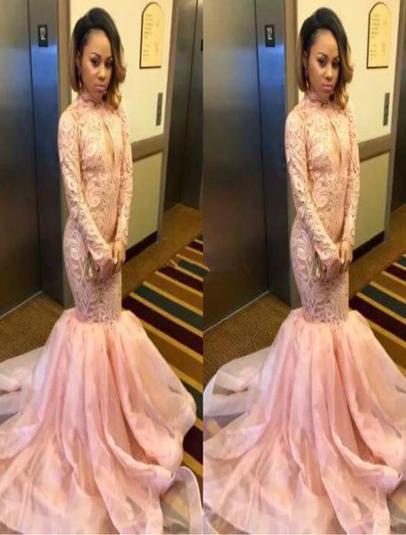new pink mermaid prom dresses long sleeves lace evening dresses plus size high neck organza black pageant party dresses custo6527839, Black;red
new pink mermaid prom dresses long sleeves lace evening dresses plus size high neck organza black pageant party dresses custo6527839, Black;red