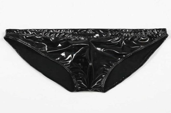 men pvc faux leather lowwaisted shiny brief colloid imitation latex glossy u convex pouch erotic latex tight underwear panties x01691915, Black;white
men pvc faux leather lowwaisted shiny brief colloid imitation latex glossy u convex pouch erotic latex tight underwear panties x01691915, Black;white