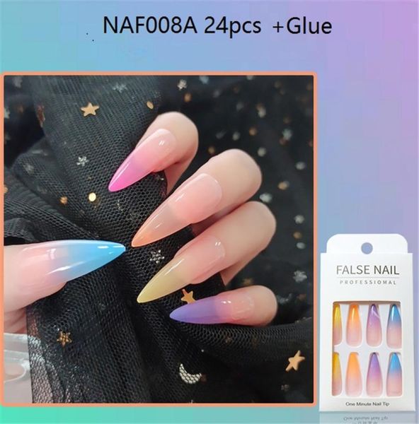 naf008 24 piecesset full coverage gradient color false nails tips candy color trapezoidal false nails ballerina false nail art ki6899974, Red;gold
naf008 24 piecesset full coverage gradient color false nails tips candy color trapezoidal false nails ballerina false nail art ki6899974, Red;gold