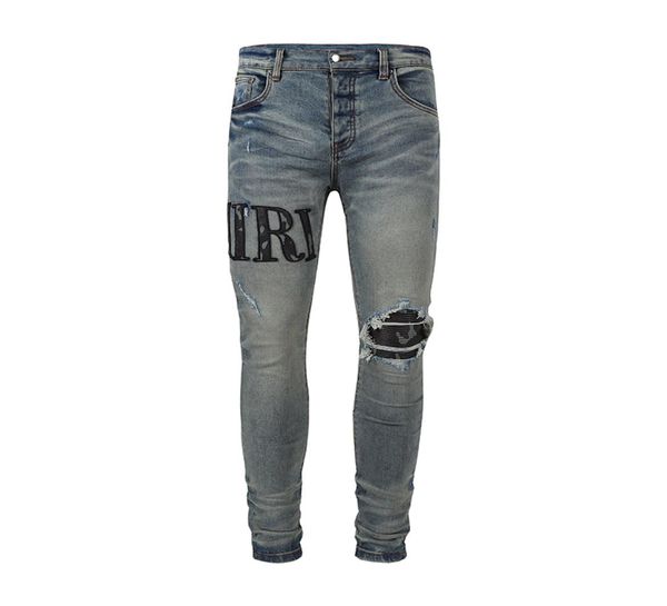mens jeans european and american street style washed with old design letters embroidered holes worn out by hand casual slim pants 3676677, Blue
mens jeans european and american street style washed with old design letters embroidered holes worn out by hand casual slim pants 3676677, Blue