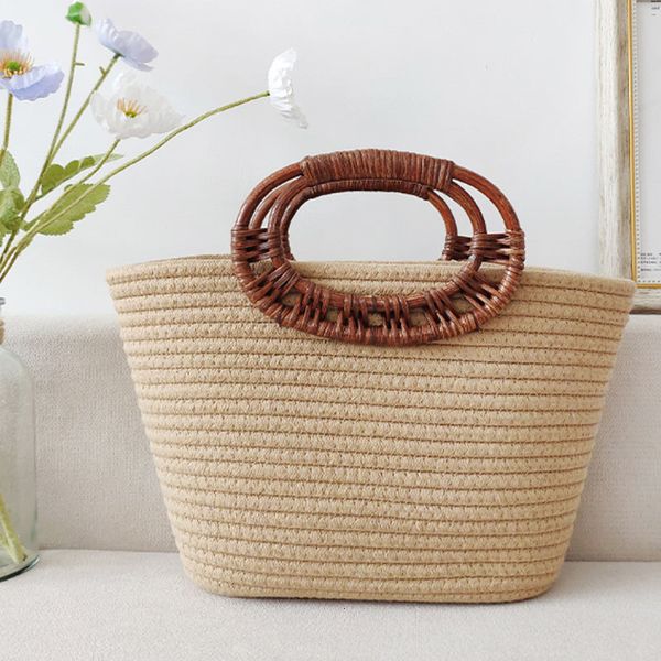 evening bags handmade straw woven women bags rattan handbags cotton rope large capacity tote 230821
evening bags handmade straw woven women bags rattan handbags cotton rope large capacity tote 230821