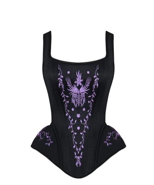 women halter neck waist bustier corset training bustier steel boned steampunk brocade embroidery overbust padded corset with 7948132, Black;white
women halter neck waist bustier corset training bustier steel boned steampunk brocade embroidery overbust padded corset with 7948132, Black;white