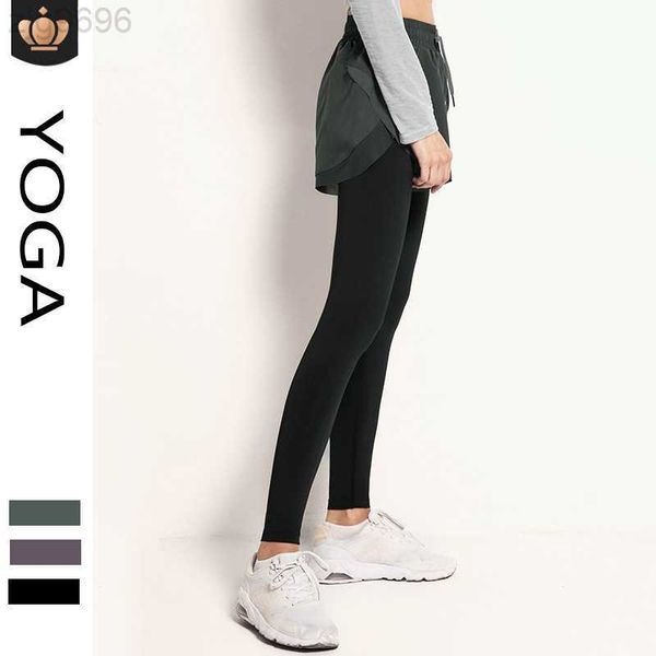 desginer al yoga jacketpants fake two pieces running tight pants women's high waist peach hip lifting elastic sports pants, Black
desginer al yoga jacketpants fake two pieces running tight pants women's high waist peach hip lifting elastic sports pants, Black
