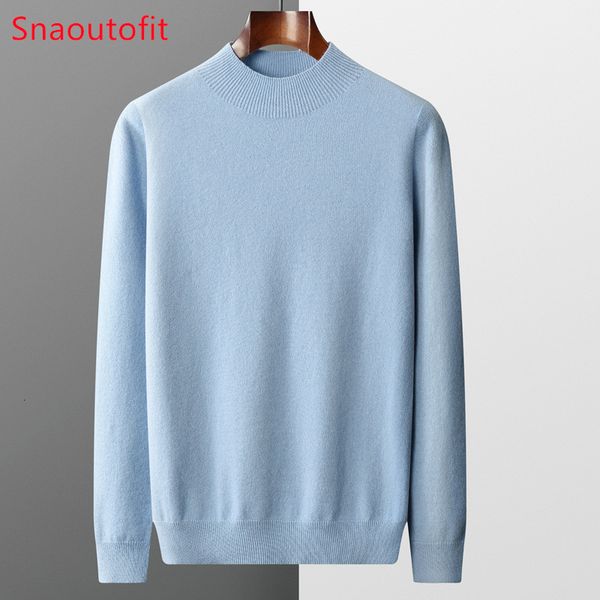 men's sweaters first line garment seamless wool knit pullover clothing spring autumn half high neck basis casual business sweater for, White;black
men's sweaters first line garment seamless wool knit pullover clothing spring autumn half high neck basis casual business sweater for, White;black