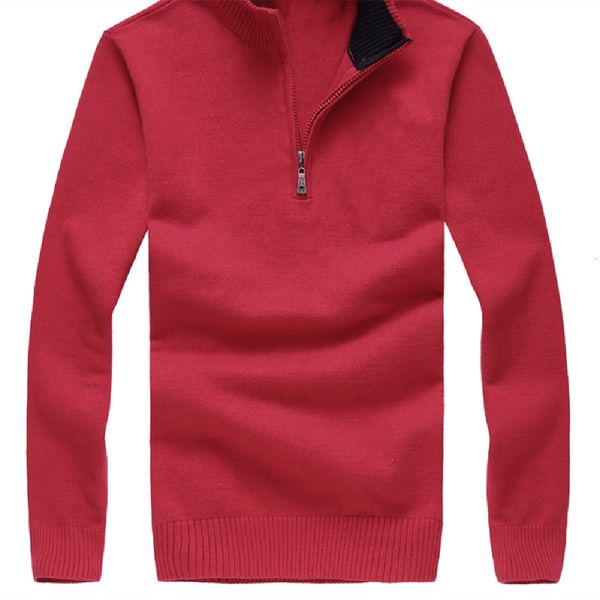 men's sweaters warm big horse half zipper cotton standup collar sweater jersey jumper hombre pull homme men knitted 230821, White;black
men's sweaters warm big horse half zipper cotton standup collar sweater jersey jumper hombre pull homme men knitted 230821, White;black