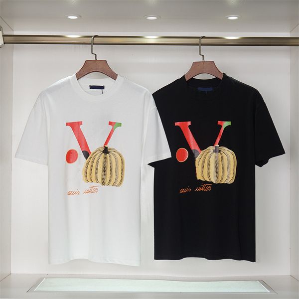 men's t shirts designer fashion round neck summer tide mens womens tees designer short sleeve men tracksuit cotton breathable clothing, White;black
men's t shirts designer fashion round neck summer tide mens womens tees designer short sleeve men tracksuit cotton breathable clothing, White;black