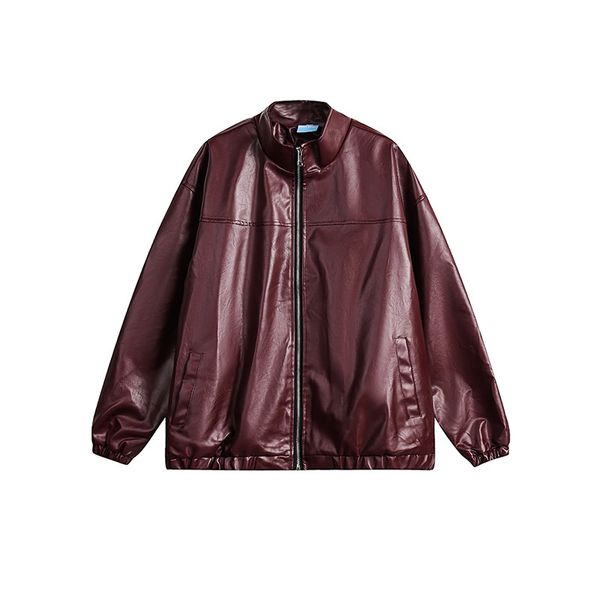 2023fw 1 quality vintage pu leather jacket casual warm windbreaker men streetwear clothing, Black;brown
2023fw 1 quality vintage pu leather jacket casual warm windbreaker men streetwear clothing, Black;brown