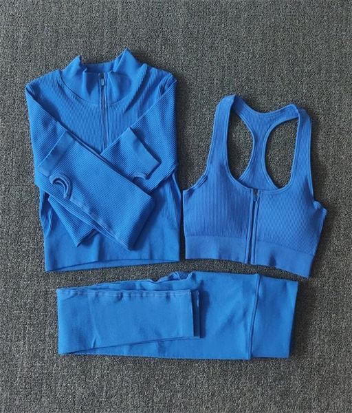 seamless yoga set zipper long sleeve sport suit drawstring high waist gym leggings workout clothes for women sportswear 2204286636372, Gray
seamless yoga set zipper long sleeve sport suit drawstring high waist gym leggings workout clothes for women sportswear 2204286636372, Gray