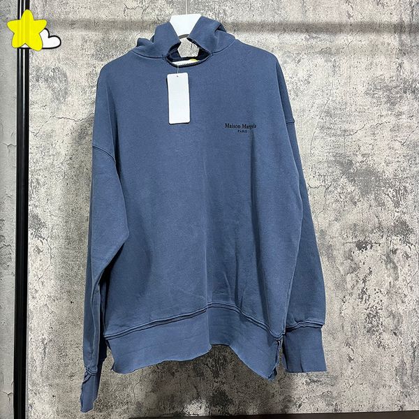 men's hoodies sweatshirts 23fw heavy fabric oversized mm6 maison hoodie men women 3d floral print streetwear vintage washed blue ripped, Black
men's hoodies sweatshirts 23fw heavy fabric oversized mm6 maison hoodie men women 3d floral print streetwear vintage washed blue ripped, Black