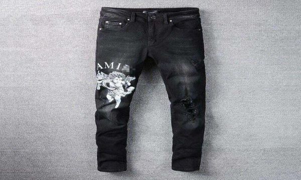 men039s jeans amri ripped pants fashion hip hop clothing version autumn winter high street trendy cupid printed letters large s7642398, Blue
men039s jeans amri ripped pants fashion hip hop clothing version autumn winter high street trendy cupid printed letters large s7642398, Blue