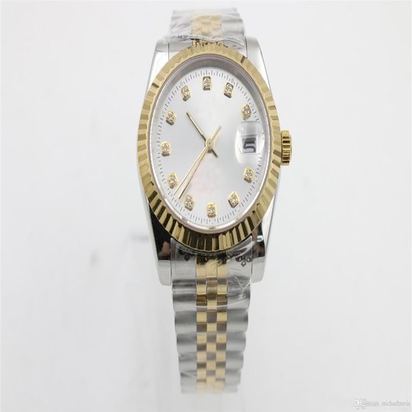 2019 watches men watch 36mm white face stainless steel strap watch 199w, Slivery;brown
2019 watches men watch 36mm white face stainless steel strap watch 199w, Slivery;brown