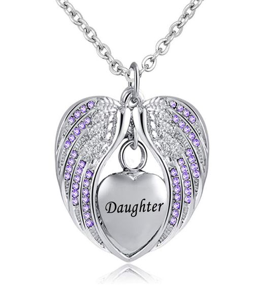 birthstone charm pendant memorial urn necklace stainless steel waterproof angel wing keepsake cremation jewelry for daughter9753278, Silver
birthstone charm pendant memorial urn necklace stainless steel waterproof angel wing keepsake cremation jewelry for daughter9753278, Silver