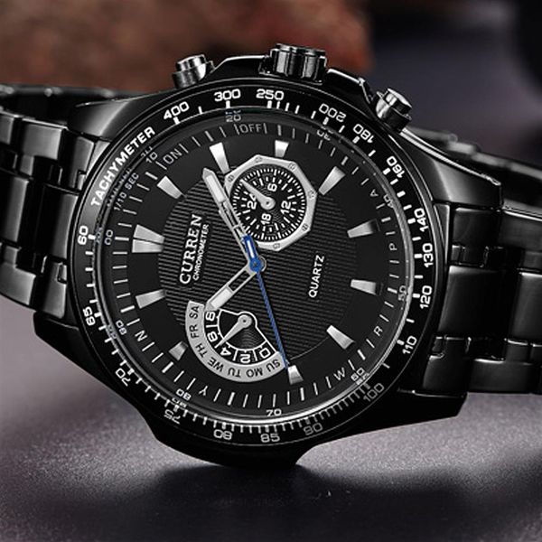 men's watches curren fashion business quartz watch men sport full steel waterproof wristwatch male clock relogio masculino220h, Slivery;brown
men's watches curren fashion business quartz watch men sport full steel waterproof wristwatch male clock relogio masculino220h, Slivery;brown