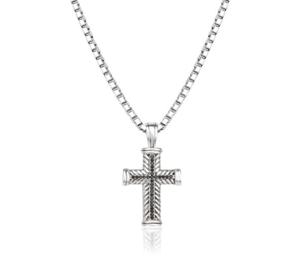 necklace 925 silver men039s jewelry black diamond chevron design jewelry men pendant cross necklaces3283614
necklace 925 silver men039s jewelry black diamond chevron design jewelry men pendant cross necklaces3283614