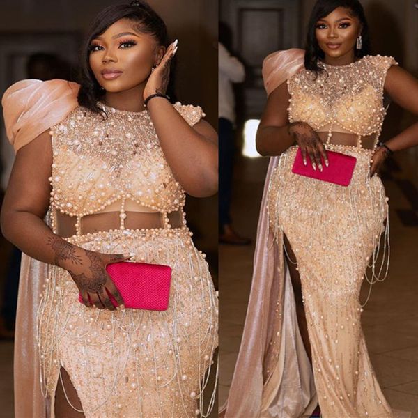 2023 august aso ebi champagne mermaid prom dress pearls sequined lace evening formal party second reception birthday engagement gowns dresse, Black
2023 august aso ebi champagne mermaid prom dress pearls sequined lace evening formal party second reception birthday engagement gowns dresse, Black