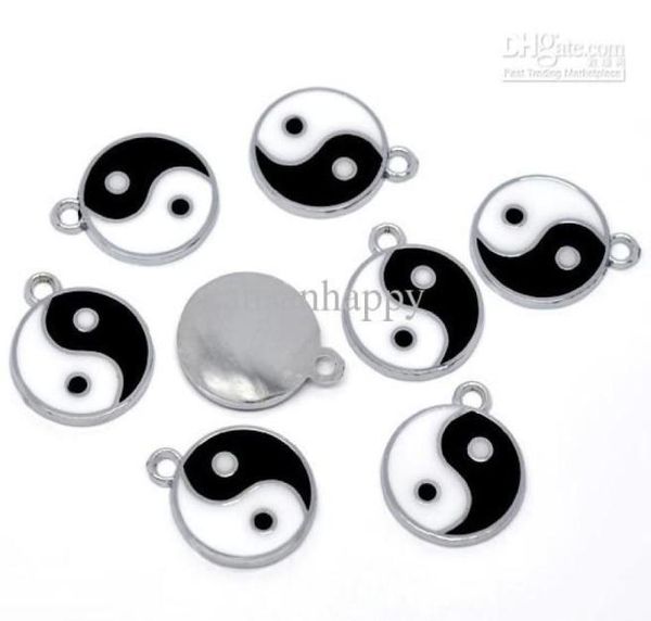100pcs silver tone enamel yin yang charm pendants 25x20mm011092550, Bronze;silver
100pcs silver tone enamel yin yang charm pendants 25x20mm011092550, Bronze;silver
