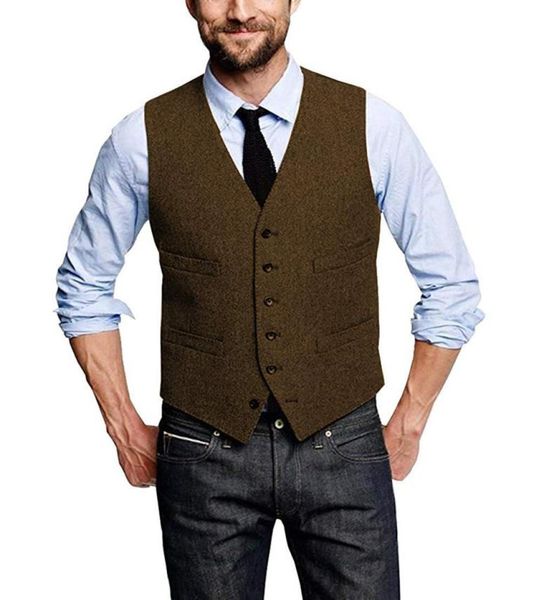 2021 vintage brown groom vests for rustic wedding tweed herringbone mens suit vests slim fit men039s dress vest custom waistcoa3496922, Black
2021 vintage brown groom vests for rustic wedding tweed herringbone mens suit vests slim fit men039s dress vest custom waistcoa3496922, Black