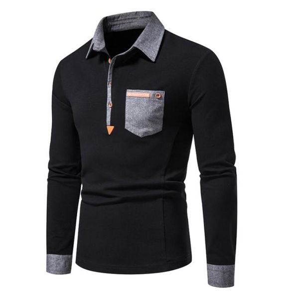 2022 happyjeffery mens polo t shirt european size fashion denim neck pocket long sleeve for men spring summer business casual slim9925031, White;black
2022 happyjeffery mens polo t shirt european size fashion denim neck pocket long sleeve for men spring summer business casual slim9925031, White;black