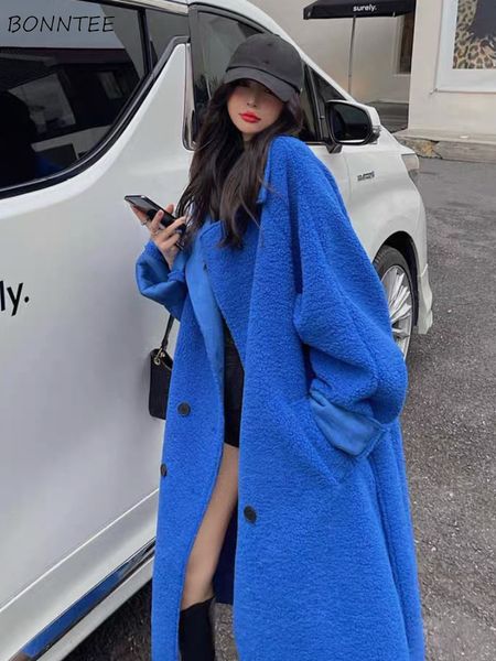 womens wool blends long women winter korean style loose allmatch simple pockets warm mujer fashion elegant casual design temperament 230822, Black
womens wool blends long women winter korean style loose allmatch simple pockets warm mujer fashion elegant casual design temperament 230822, Black