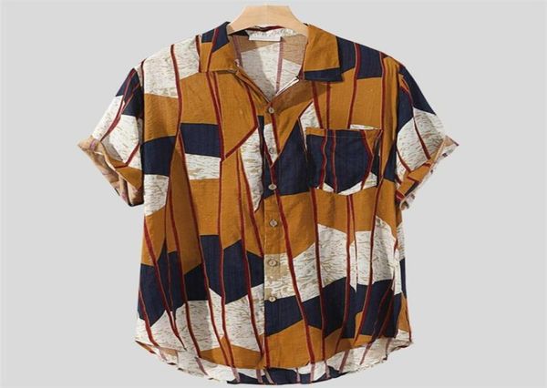 men039s casual shirts hawaiian print shirt 2021 men contrast color geometric button short sleeve loose streetwear oversize cami2166072, White;black
men039s casual shirts hawaiian print shirt 2021 men contrast color geometric button short sleeve loose streetwear oversize cami2166072, White;black