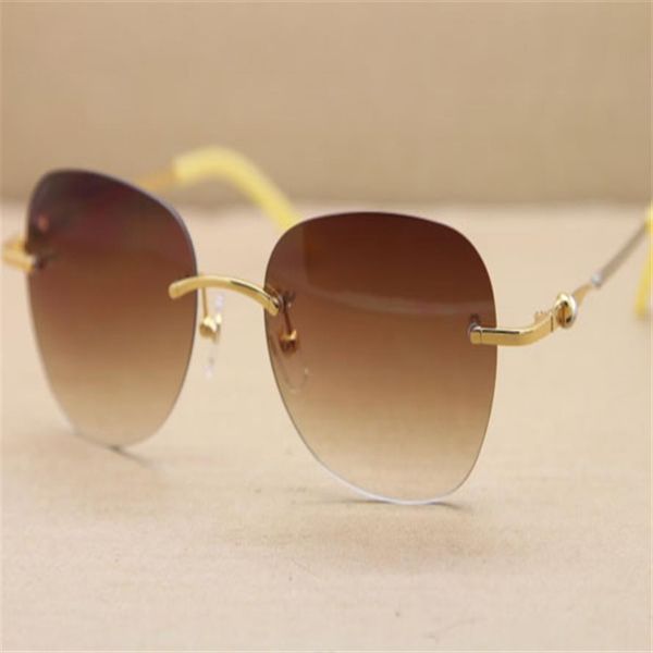 fashion rimless 6725358 sunglasses outdoors driving glasses frame c decoration gold frame eyewear size58-20-140mm260z, White;black
fashion rimless 6725358 sunglasses outdoors driving glasses frame c decoration gold frame eyewear size58-20-140mm260z, White;black