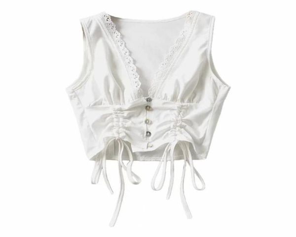 women039s tshirt laciness tassel camisole female elegant pure aesthetic street sleeveless wear summer vneck casu2208519, White
women039s tshirt laciness tassel camisole female elegant pure aesthetic street sleeveless wear summer vneck casu2208519, White