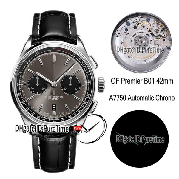 gf premier b01 eta a7750 automatic chronograph mens watch 42mm steel gray black dial ab0118221b1p1 black leather edition new 304j, Slivery;brown
gf premier b01 eta a7750 automatic chronograph mens watch 42mm steel gray black dial ab0118221b1p1 black leather edition new 304j, Slivery;brown