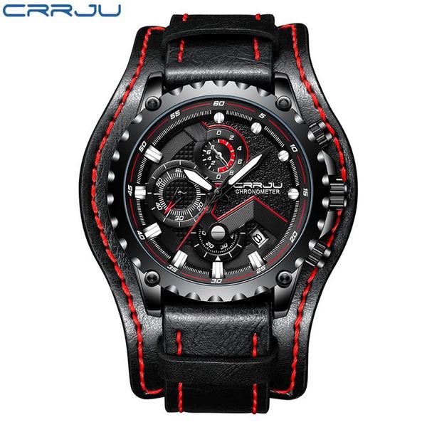 relogio masculino crrju men's luxury sport quartz watches brand luxury male military waterproof wristwatch leather watche259e, Slivery;brown
relogio masculino crrju men's luxury sport quartz watches brand luxury male military waterproof wristwatch leather watche259e, Slivery;brown