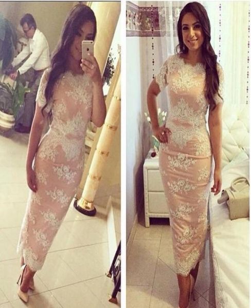 tealength white lace short prom dresses with short sleeves oneck formal evening gowns party dress bridesmaid vestidos de fi3059786, Black
tealength white lace short prom dresses with short sleeves oneck formal evening gowns party dress bridesmaid vestidos de fi3059786, Black