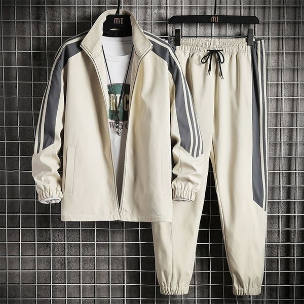 men s tracksuits spring and autumn cotton sports hoodies coat loose tracksuit fashion casual two piece set for men l230821, Gray
men s tracksuits spring and autumn cotton sports hoodies coat loose tracksuit fashion casual two piece set for men l230821, Gray